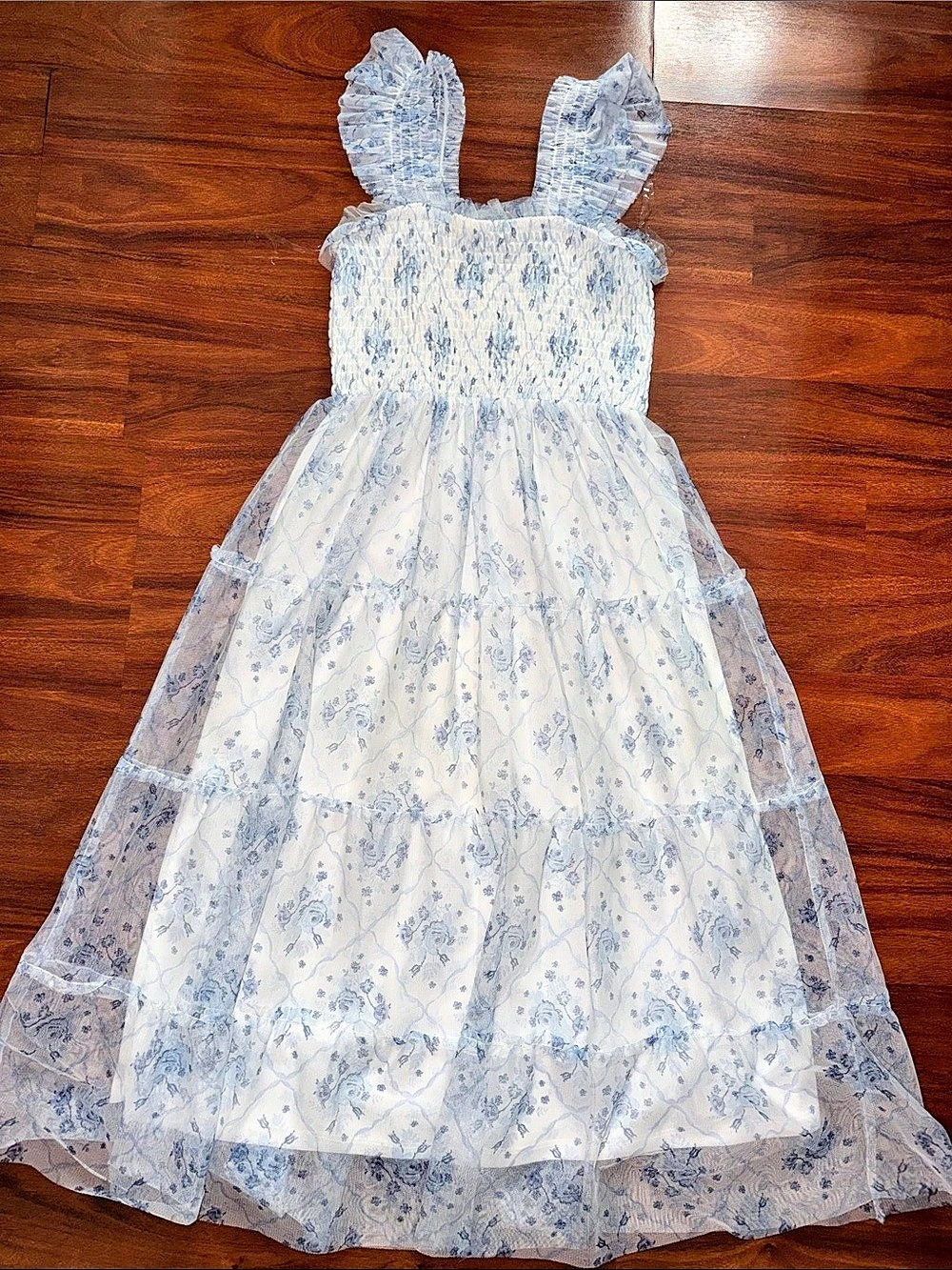 Girl's Amy Byer Floral Lace Dress